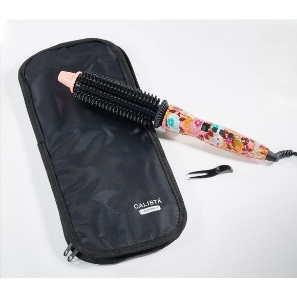Calista Perfecter Pro limited edition Heated Round Brush 0.75" Pro + floral - Picture 1 of 6